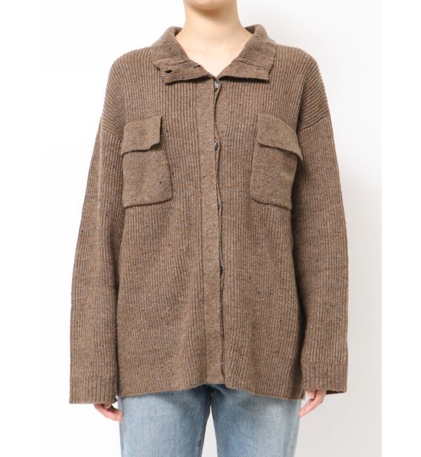 Ungrid「カラーネップニットカーディガン」|カーディガン|