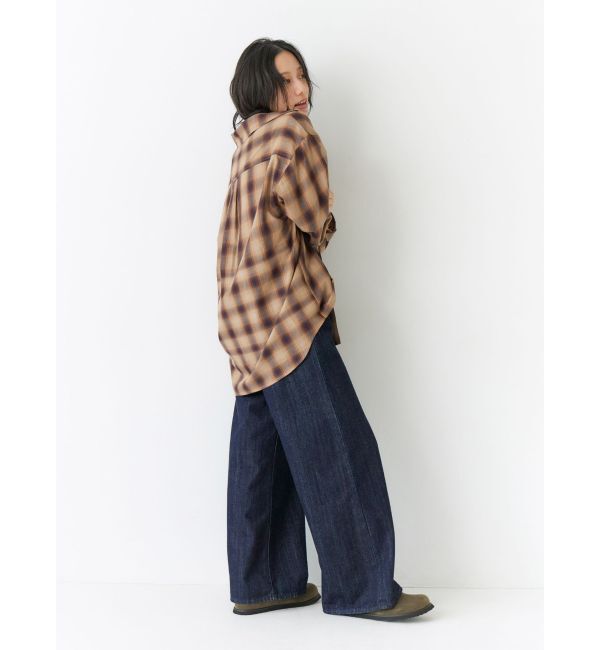 Ungrid「ビッグルーズチェックシャツ」|シャツ・ブラウス|