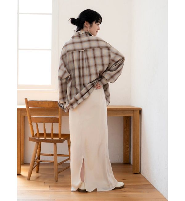 Ungrid「ビッグルーズチェックシャツ」|シャツ・ブラウス|