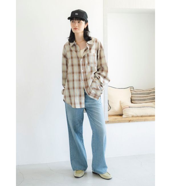 Ungrid「ビッグルーズチェックシャツ」|シャツ・ブラウス|
