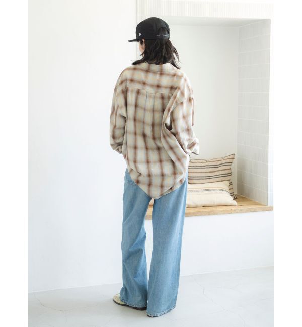 Ungrid「ビッグルーズチェックシャツ」|シャツ・ブラウス|