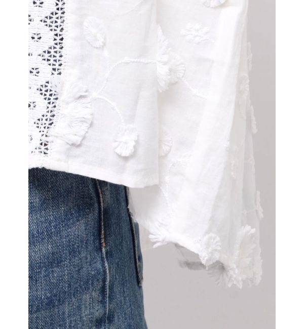 Ungrid「スリーブボリュームジャカードブラウス」|シャツ・ブラウス|