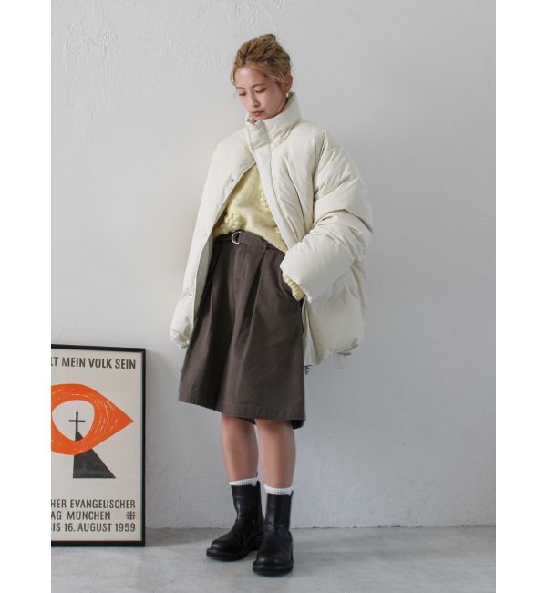 Ungrid「ワイドシルエットチノハーフパンツ」|その他|