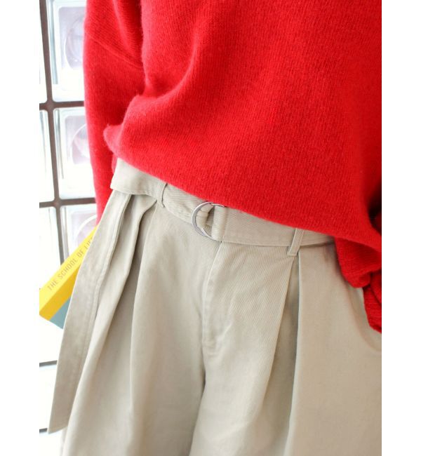 Ungrid「ワイドシルエットチノハーフパンツ」|その他|