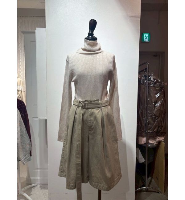 Ungrid「ワイドシルエットチノハーフパンツ」|その他|