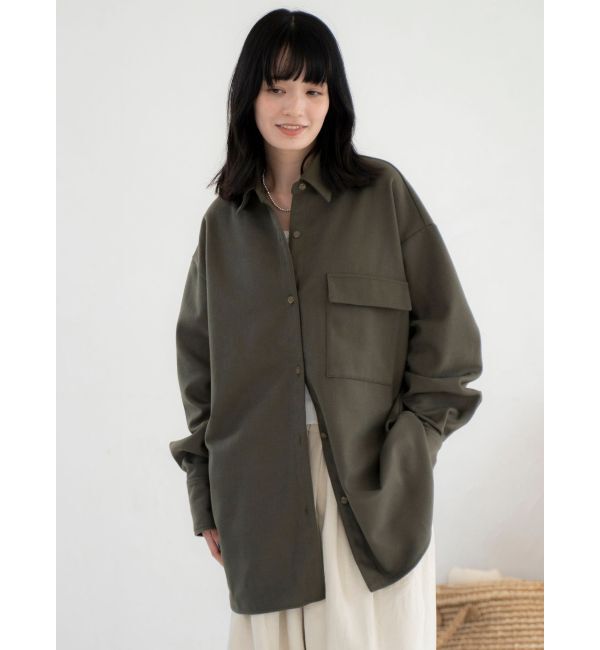 Ungrid「起毛デザインシャツ」|シャツ・ブラウス|