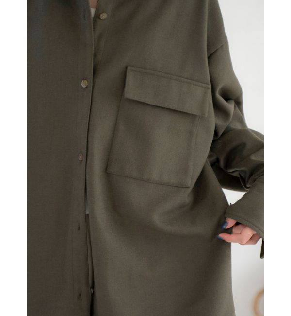 Ungrid「起毛デザインシャツ」|シャツ・ブラウス|