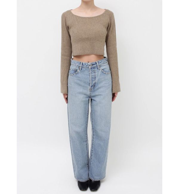 Ungrid「スタッズルーズデニム」|デニム|