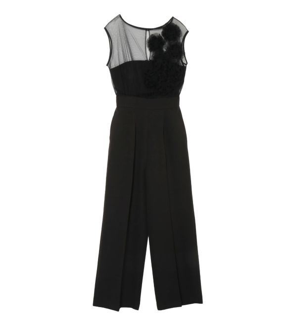 LAGUNAMOON「LADYコサージュチュールパンツドレス」|ドレス|