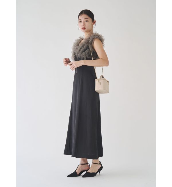 LAGUNAMOON「LADYノースリーブボレロキャミワンピース」|ワンピース|