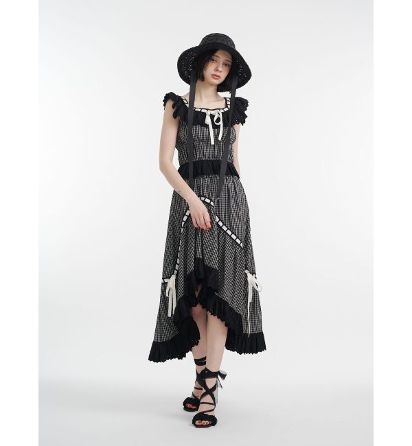 jouetie「リボンステッチアシメスカート【セットアップ対応】」|スカート|