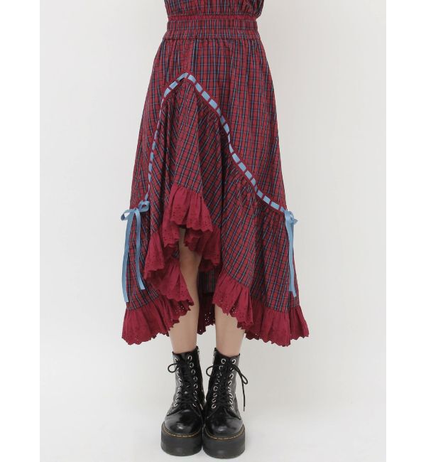 jouetie「リボンステッチアシメスカート【セットアップ対応】」|スカート|