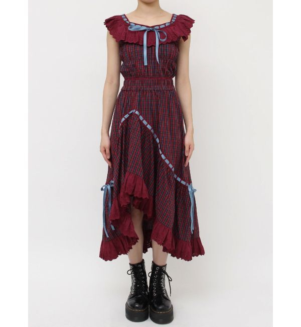 jouetie「リボンステッチアシメスカート【セットアップ対応】」|スカート|