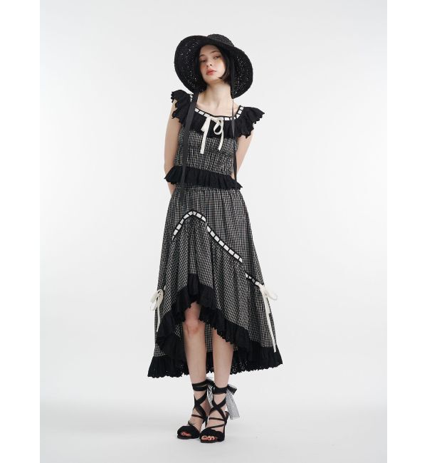 jouetie「リボンステッチアシメスカート【セットアップ対応】」|スカート|