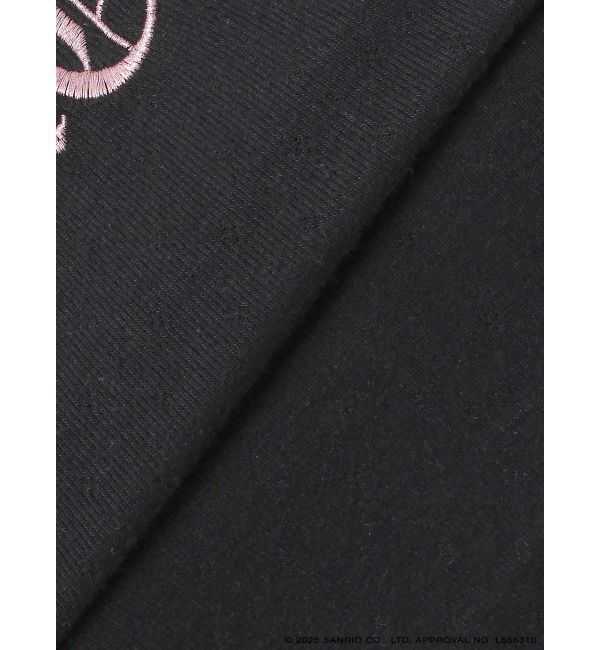 jouetie「【メロクロコラボ】KUROMIフリルチョーカーリボントップス」|Tシャツ・カットソー|