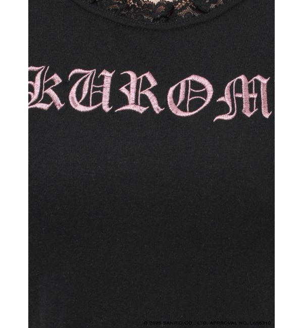 jouetie「【メロクロコラボ】KUROMIフリルチョーカーリボントップス」|Tシャツ・カットソー|