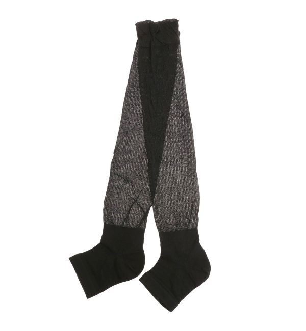 jouetie「オープントゥソックス」|ソックス|ブラック