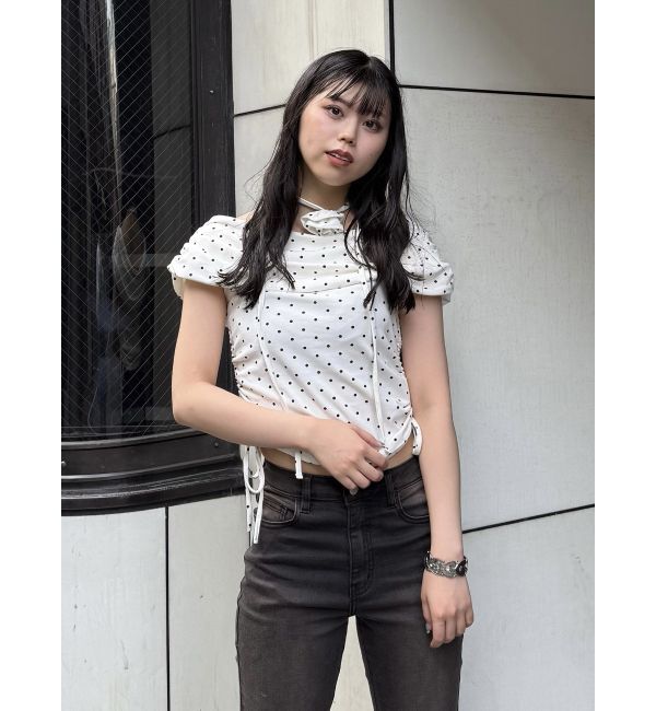 jouetie「コサージュオフショルトップス」|Tシャツ・カットソー|