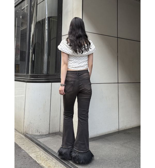 jouetie「コサージュオフショルトップス」|Tシャツ・カットソー|