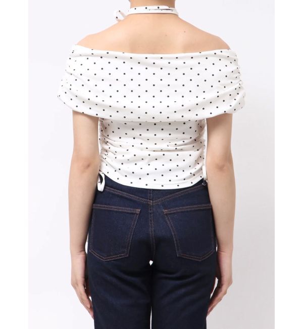 jouetie「コサージュオフショルトップス」|Tシャツ・カットソー|