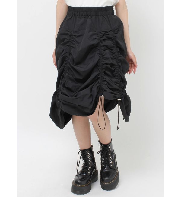jouetie「アシメギャザーミディスカート」|スカート|
