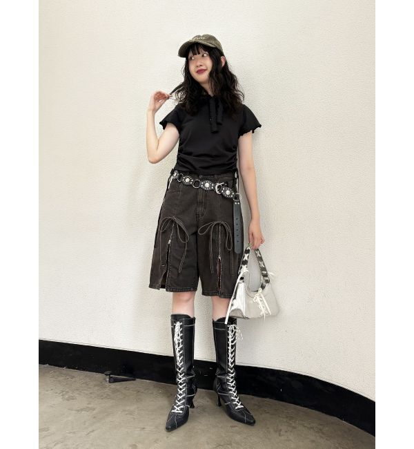 jouetie「フリルカットフーディー」|パーカー|