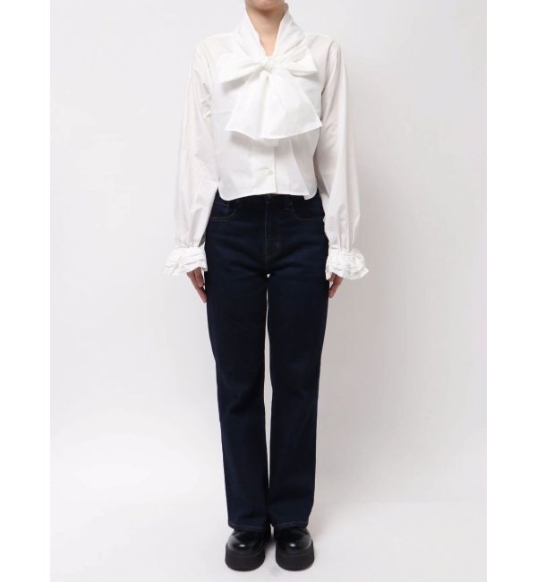 jouetie「スリーブフリルビッグボウタイブラウス」|シャツ・ブラウス|
