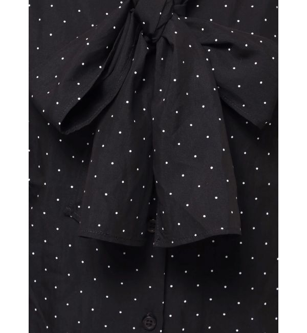 jouetie「スリーブフリルビッグボウタイブラウス」|シャツ・ブラウス|