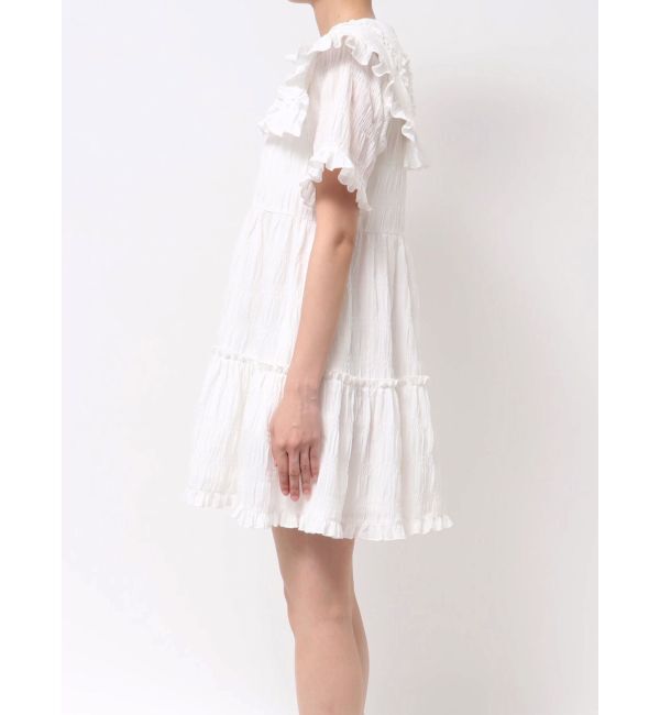 merry jenny「くるくるフリルカラーミニワンピース」|ワンピース|