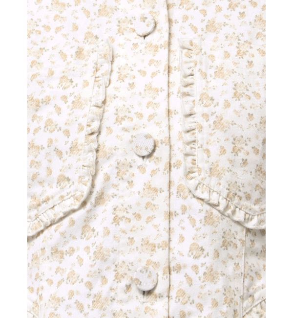 merry jenny「flowerツイルパフミニワンピース」|ワンピース|