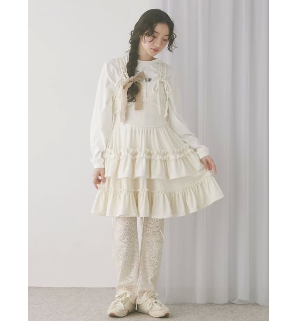 merry jenny「コルセットベロアフレアミニワンピース」|ワンピース|