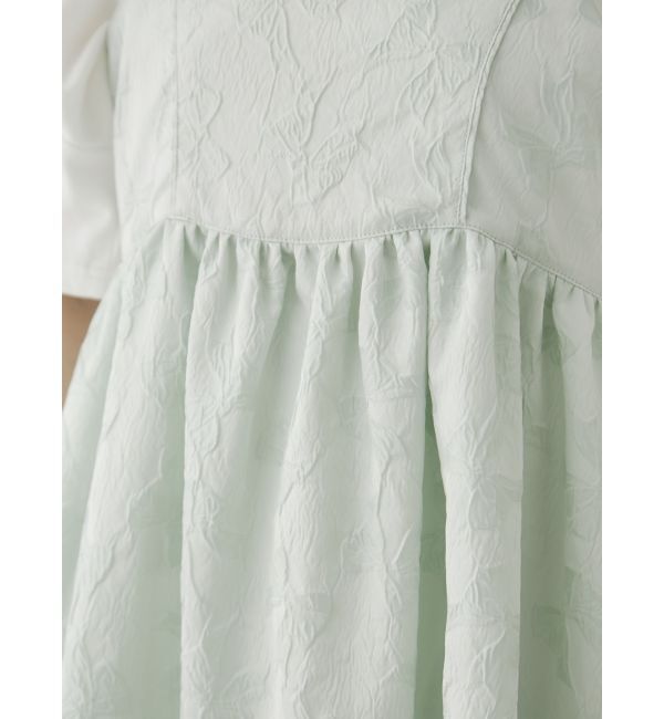 merry jenny「バックリボンジャガードキャミワンピース」|ワンピース|