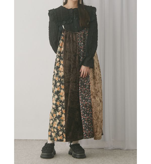 merry jenny「switchレイヤードキャミワンピース」|ワンピース|ブラウン