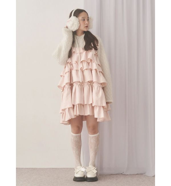 merry jenny「ホイップクリームミニワンピース」|ワンピース|