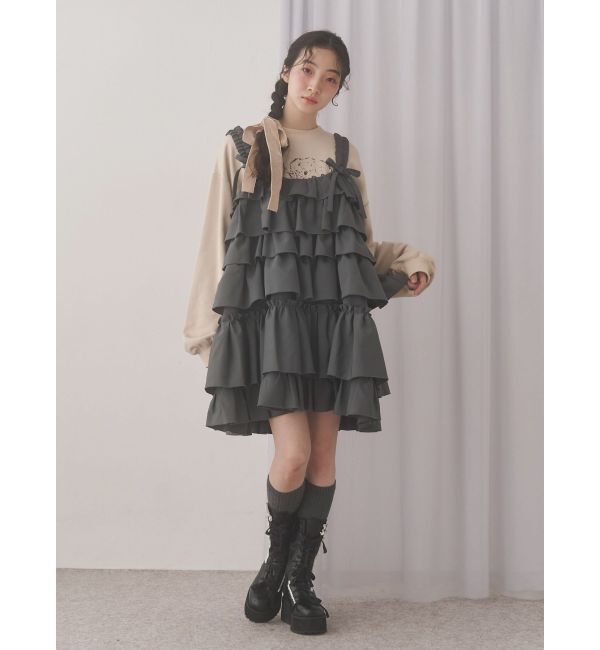 merry jenny「ホイップクリームミニワンピース」|ワンピース|