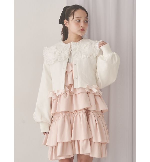 merry jenny「ホイップクリームミニワンピース」|ワンピース|