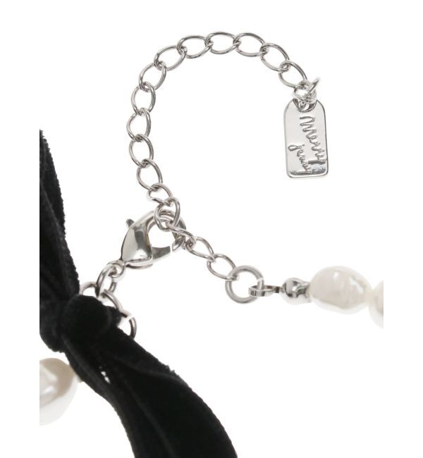 merry jenny「ribbon pearl choker」|ネックレス|