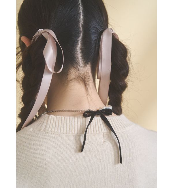 merry jenny「ribbon pearl choker」|ネックレス|