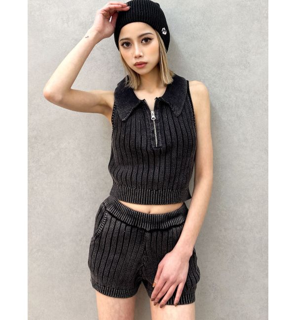 GYDA「ブリーチニットショートパンツ」|その他|