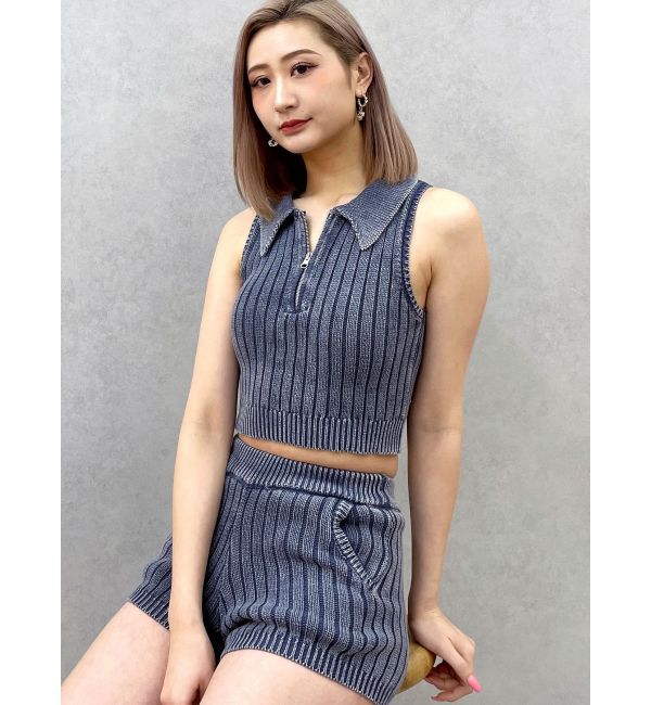 GYDA「ブリーチニットショートパンツ」|その他|