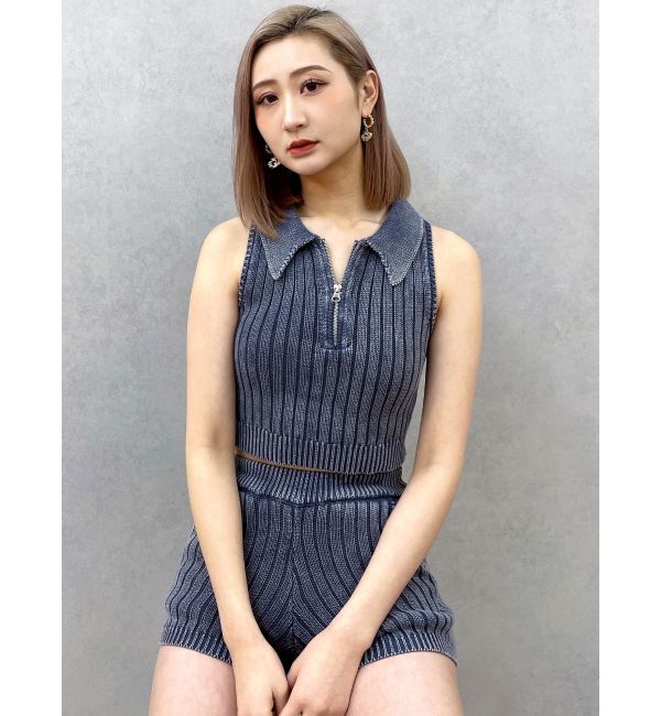 GYDA「ブリーチニットショートパンツ」|その他|