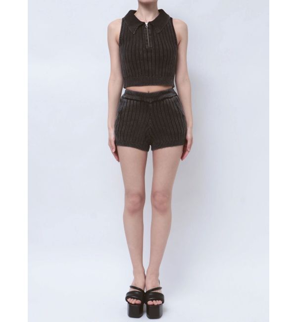 GYDA「ブリーチニットショートパンツ」|その他|