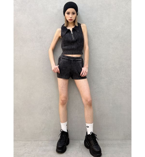 GYDA「ブリーチニットショートパンツ」|その他|
