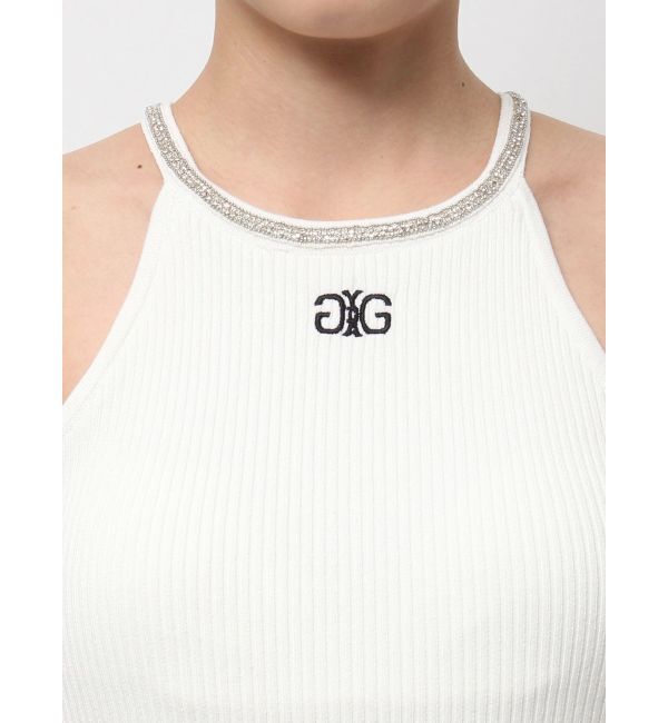 GYDA「キャミアメスリビジューニットワンピース」|ワンピース|