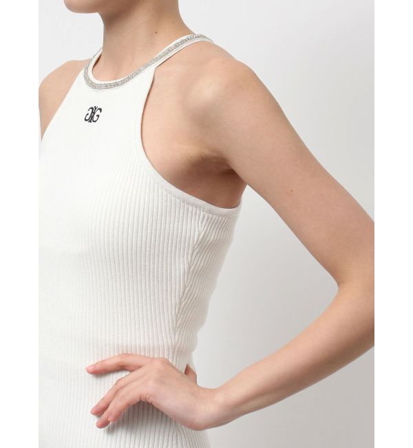 GYDA「キャミアメスリビジューニットワンピース」|ワンピース|