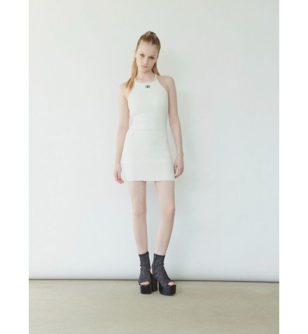 GYDA「キャミアメスリビジューニットワンピース」|ワンピース|