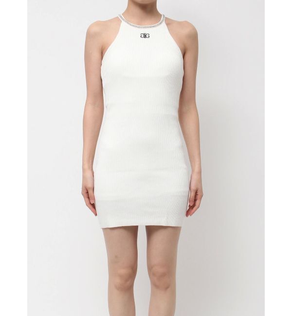 GYDA「キャミアメスリビジューニットワンピース」|ワンピース|