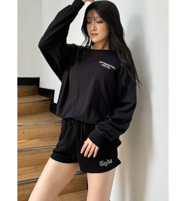 GYDA「ラインストーンGYDAラメショートパンツ【SETUP着用可】」|その他|