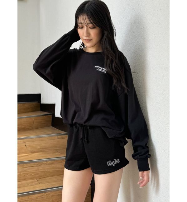 GYDA「ラインストーンGYDAラメショートパンツ【SETUP着用可】」|その他|