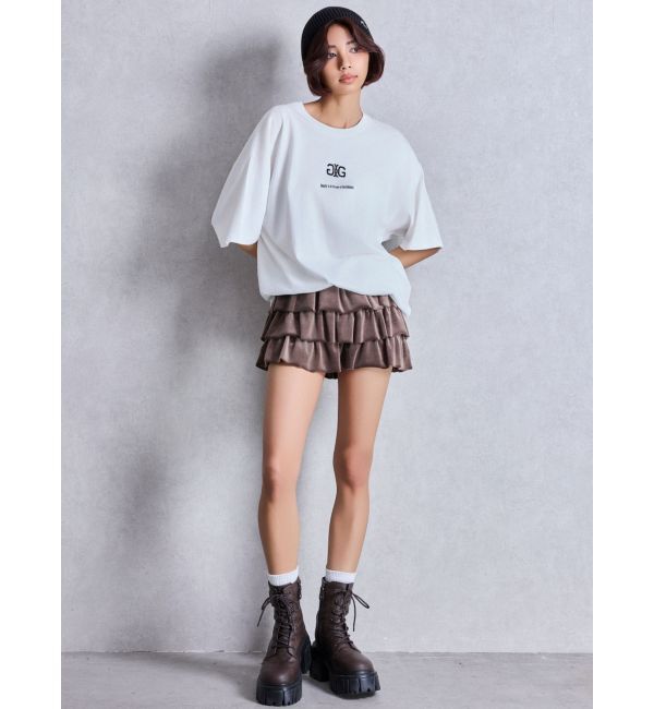 GYDA「Velourフリルショートパンツ」|その他|